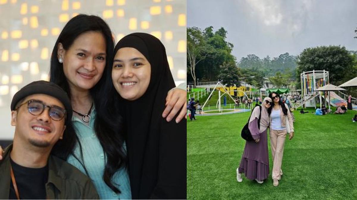 Bahagia Bisa Ikut Urus Cucu, 7 Potret Kedekatan Donna Harun dengan Herfiza Sang Menantu