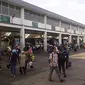 Suasana mudik Lebaran di Terminal Purabaya, Surabaya, Jawa Timur. (Liputan6.com/Dian Kurniawan)