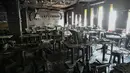 Suasana dalam bar paska kebakaran di bar Rong Beer Na Lat Phrao di Bangkok, Thailand, Senin, 13 Juli 2026. (Pemerintah Metropolitan Bangkok via AP)