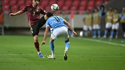 Belgia sukses menumbangkan Israel dengan skor 3-1. (Attila KISBENEDEK / AFP)