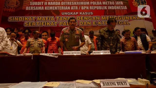 Bersama Kementerian ATR/BPN, Polda Metro Jaya Ungkap Sindikat Mafia Tanah