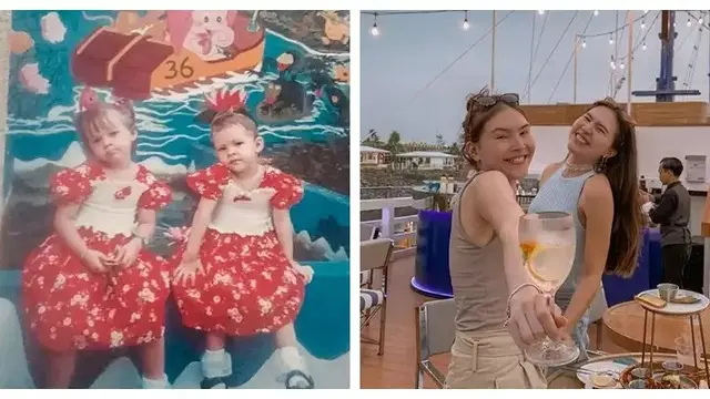 Potret Olivia Jensen bersama Sabrina Jensen dulu dan sekarang (Sumber: Instagram/@oliviajensen)