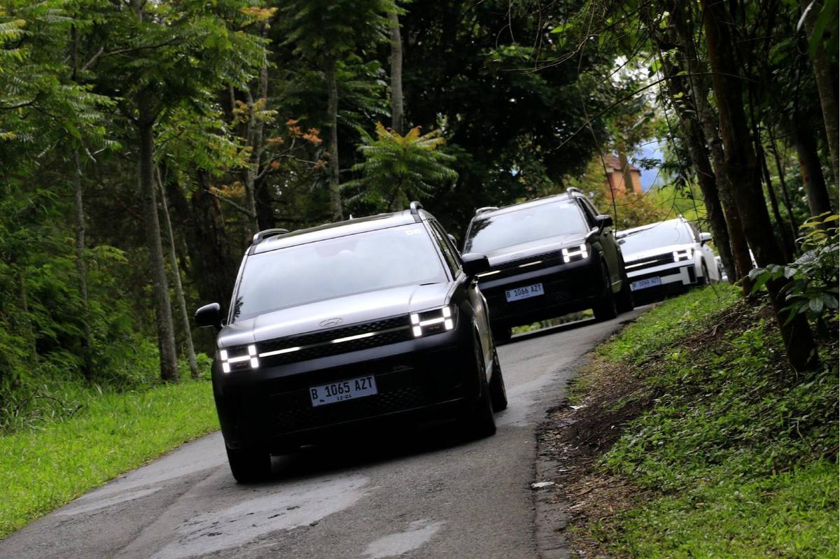 Test drive All New Hyundai Santa Fe rute Bandung-Garut