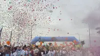 12 Ribu Peserta Ikut Color Walk, Ajang Jalan Sehat Tanpa Race Bareng Keluarga dan Sahabat