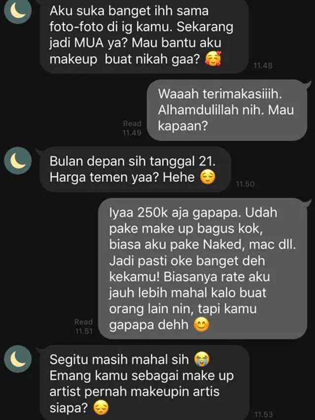 6 Chat Nawar Minta Harga Teman Ini Bikin Ngelus Dada