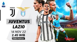 Juventus akan menjamu Lazio yang berlangsung di Allianz Stadium Serie A Liga Italia 2022/23 pekan ke-15 Senin, 14 November 2022.