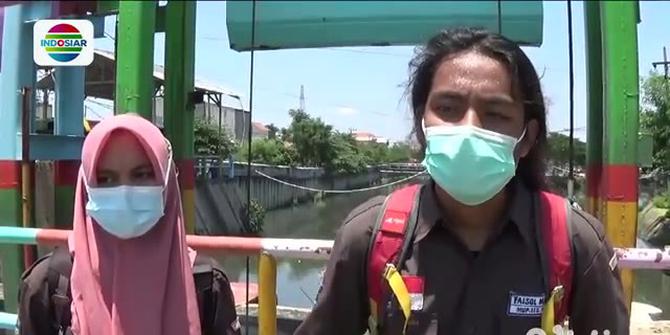 VIDEO: Sungai Tambak Wedi Tercemar Limbah Busa Putih, Nelayan Tidak Terganggu