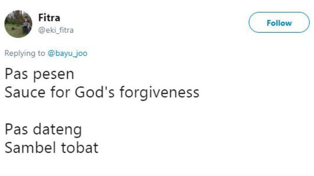 Pesanan makanan 'ajaib' dalam bahasa Inggris, ternyata...