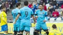 Dalam kurun waktu 2014 hingga 2017, trio MSN mampu melesakkan 364 gol dari 450 pertandingan. (AFP/Jalme Reina)