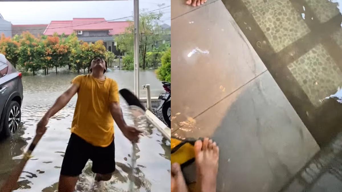 Rumah Komika Apos Hutagaol di Bekasi Kembali Kebanjiran, Belum 6 Bulan Ditempati Sudah 2 Kali Terendam