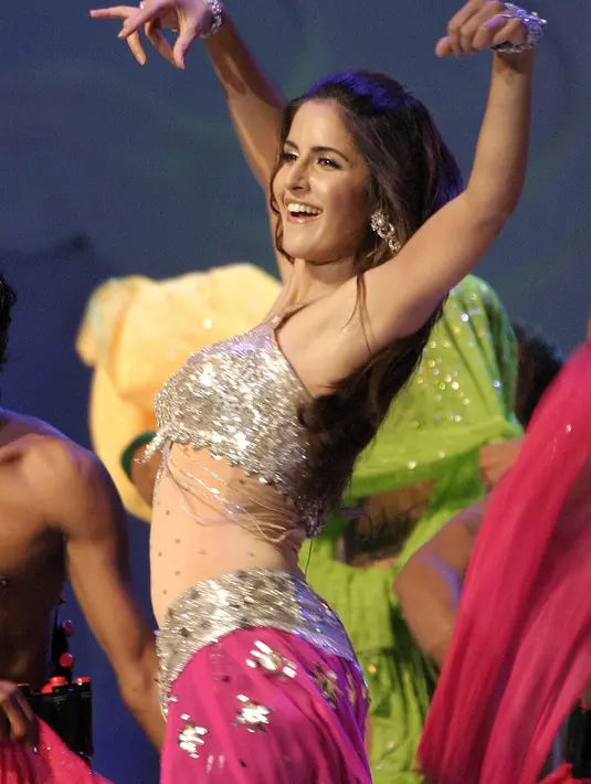Paras cantik Katrina Kaif didapat dari orang tuanya, Mohammed Kaif yang berdarah Kashmir dan Suzanne Turquotte yang berdarah Inggris. (Bintang/EPA)
