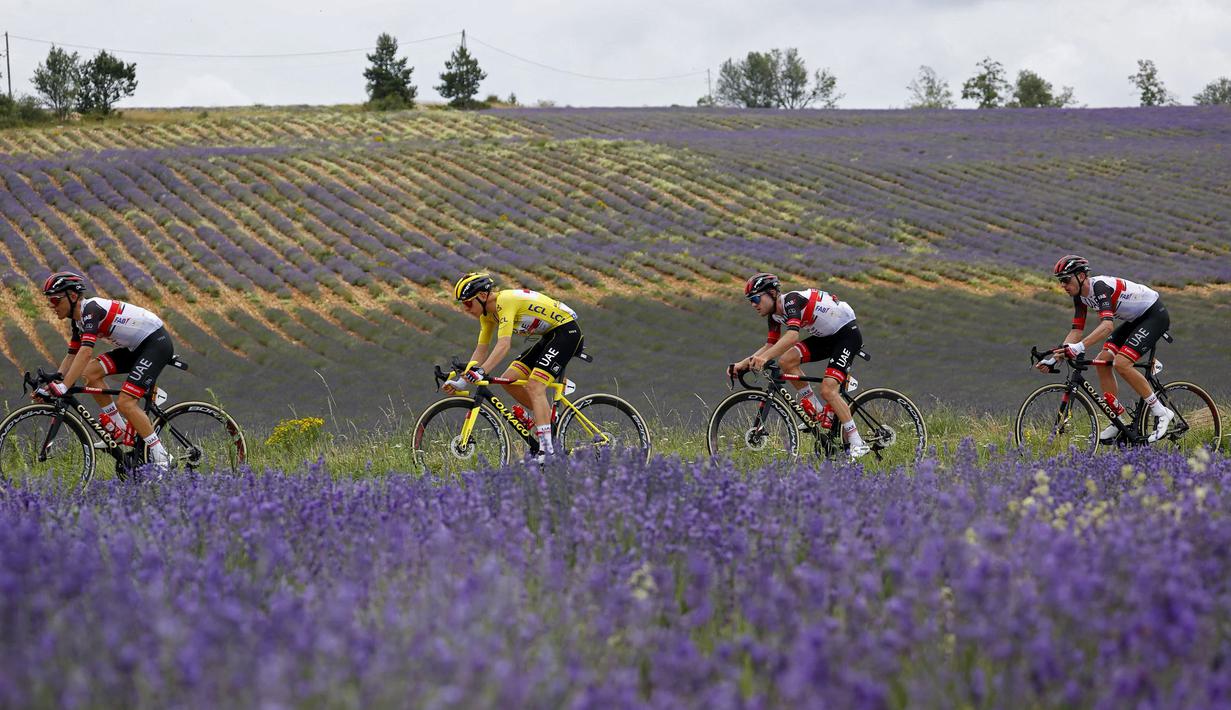 Foto 11 Potret Momen Terbaik Dalam 21 Etape Balap Sepeda Tour De France 2021 Ragam Bola Com