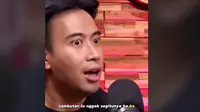 Ekspresi kaget Vidi Aldiano. (Foto: YouTube/ Deddy Corbuzier)