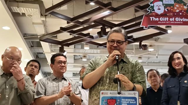 Menteri Koordinator Bidang Perekonomian Airlangga Hartarto, Jumat (26/12/2025). (Foto: Liputan6.com/Maulandy R)