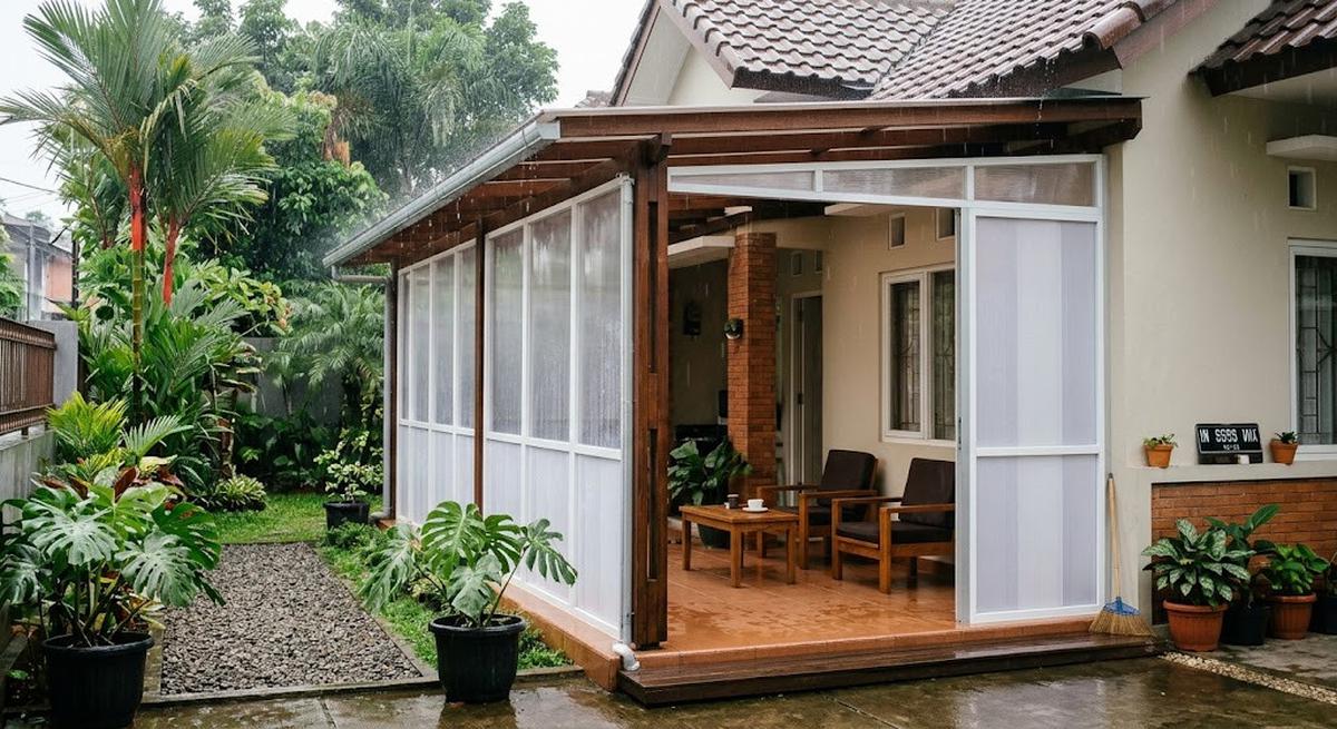 Material Penutup Teras yang Tidak Mudah Berjamur saat Musim Hujan