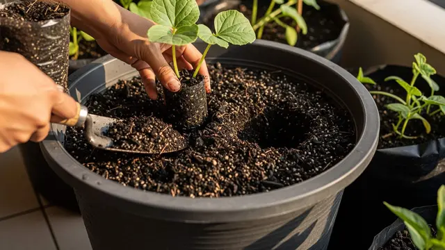cara menanam melon di pot halaman rumah