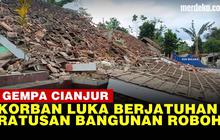VIDEO: Gempa Magnitudo 5,6 Cianjur, Banyak Korban Luka dan Bangunan Roboh