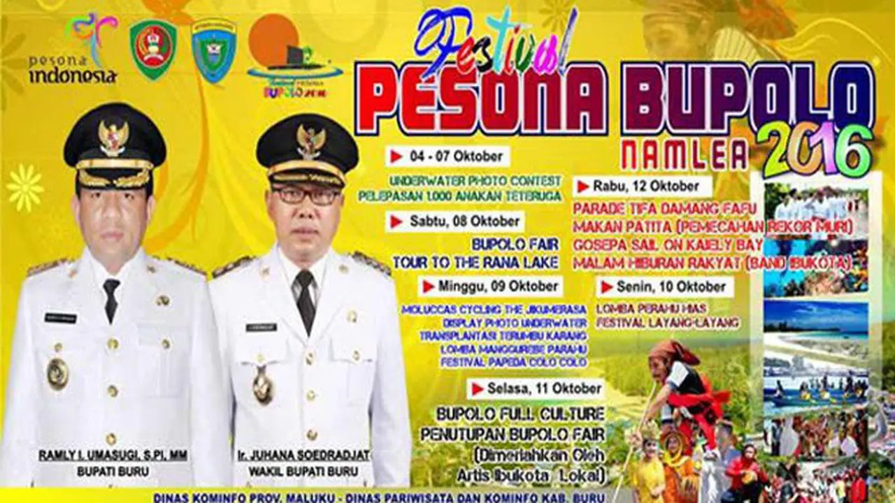 Simak Festival Bupolo di Namlea, Kabupaten Buru, 8-12 Oktober 2016