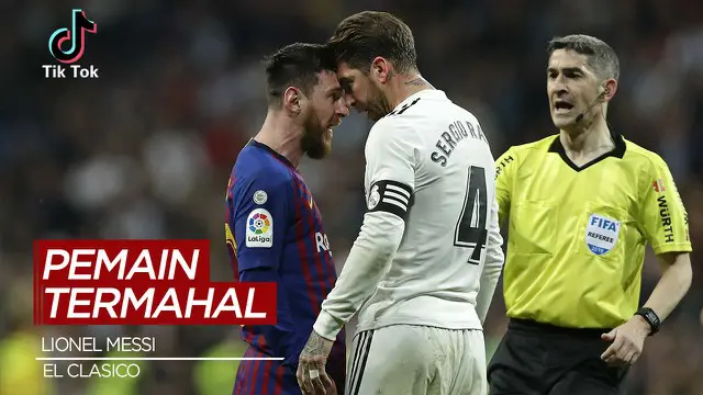 VIDEO: TikTok Bola.com, Lionel Messi dan 4 Pemain Termahal El Clasico