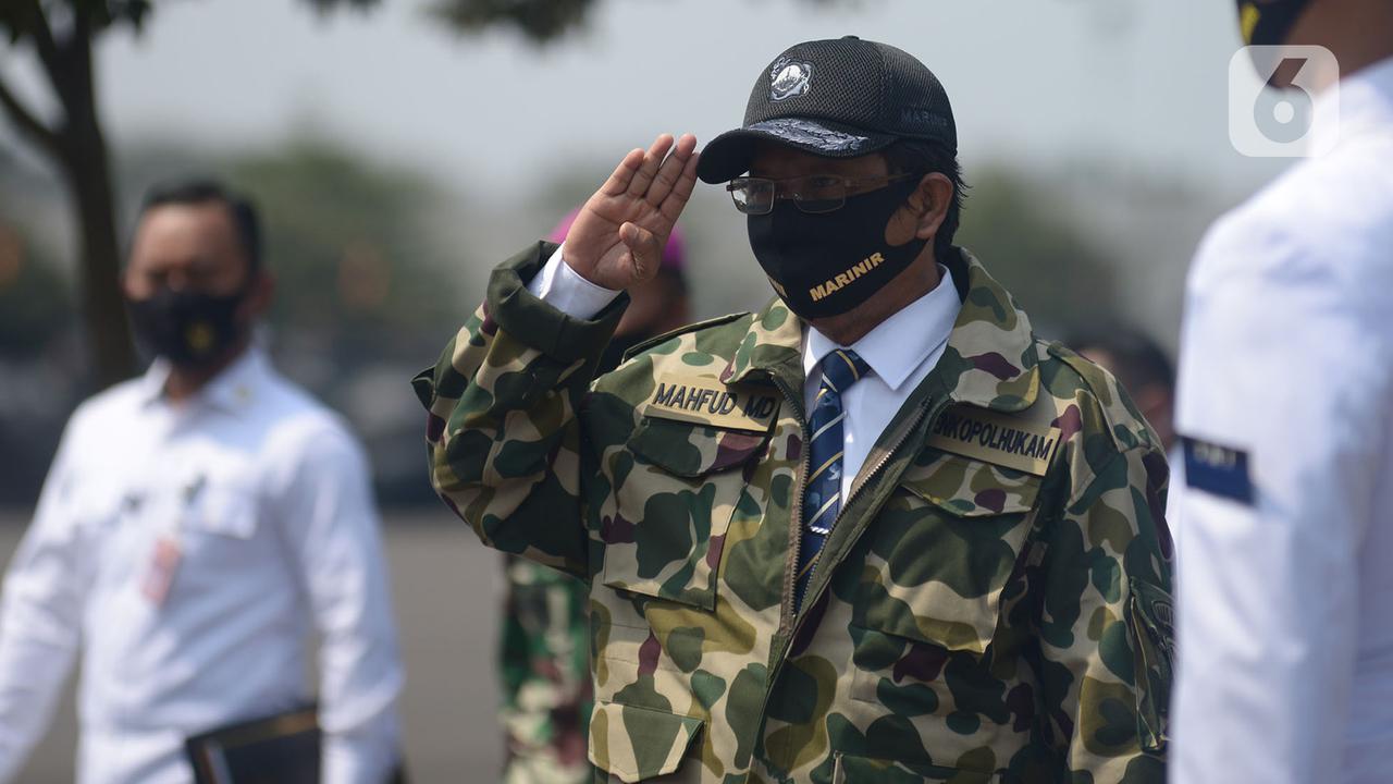 Menko Polhukam Mahfud MD Kunjungi Korps Marinir