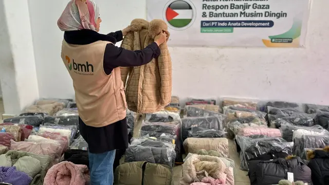 Jaket untuk Anak-anak Gaza Palestina, Penghangat Sederhana di Tengah Musim Dingin Ekstrem