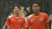 Striker asal Jepang, Kenji Adachihara siap bersaing untuk masuk skuat Persija Jakarta asuhan Paulo Camargo. (Bola.com/Romi Syahputra)