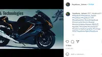 Meluncur 5 Februari 2021, Wujud Suzuki Hayabusa Bocor di Dunia Maya (Instagram/@hayabusa_taiwan)