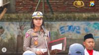Kasatlantas Polres Malang AKP Agnis Juwita Manurung.&nbsp; foto: Instagram @satlantasresmalang