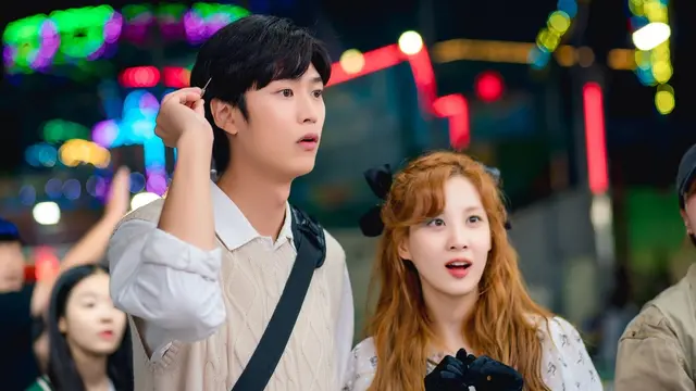 Na In Woo dan Seohyun SNSD dalam Teaser Jinxed at First (KBS via Soompi)