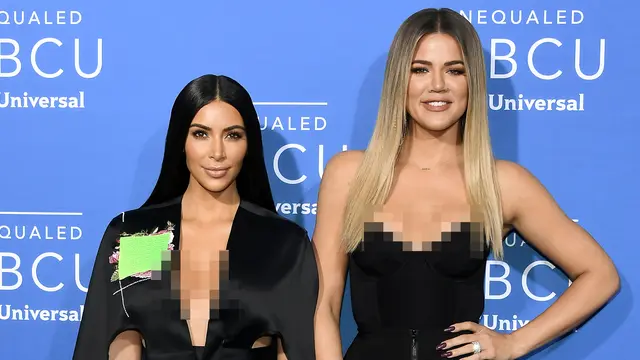 Kim Kardashian dan Khloe Kardashian-AFP-20170516