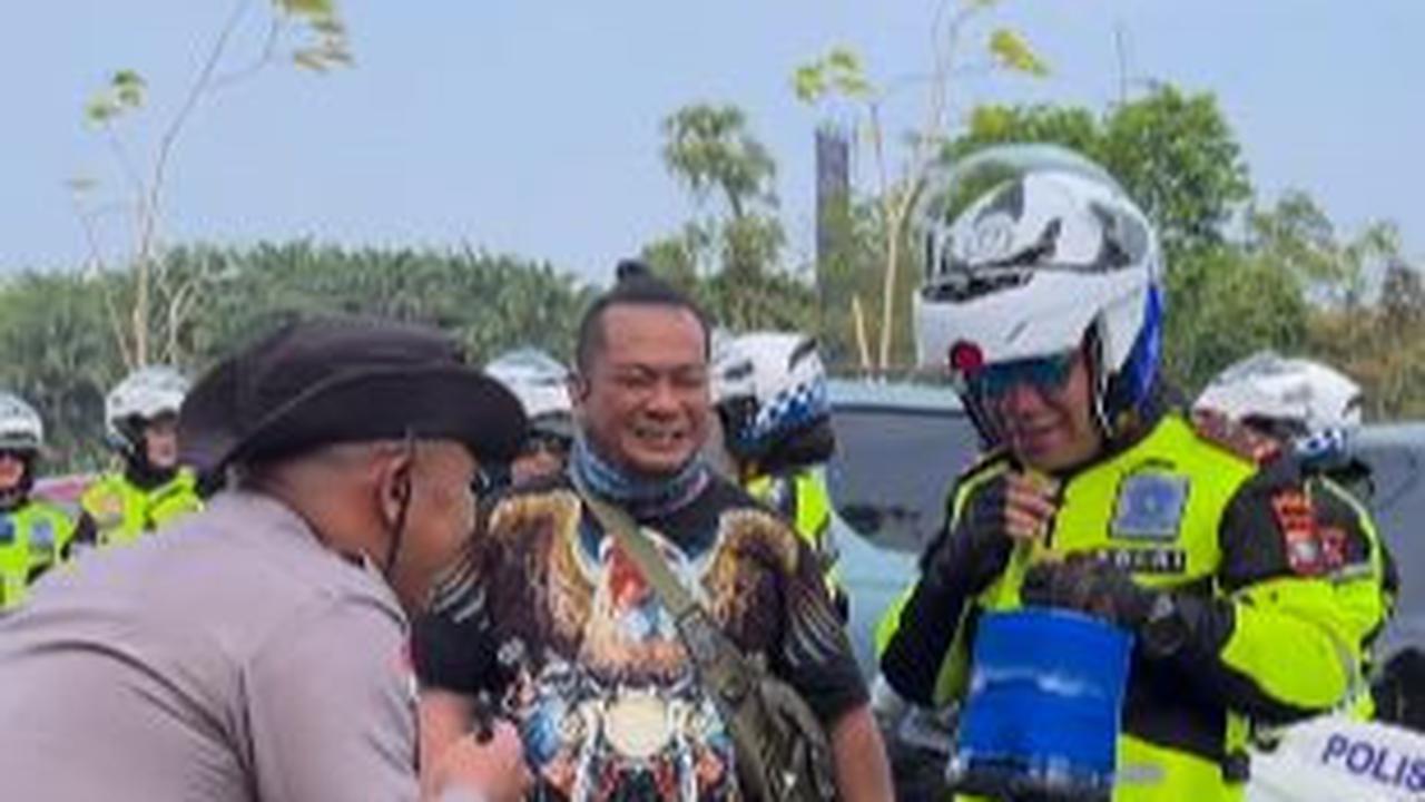 Om Rocker 'Cegat' Jenderal Polisi di Pinggir Jalan, Ini yang Dilakukannya
