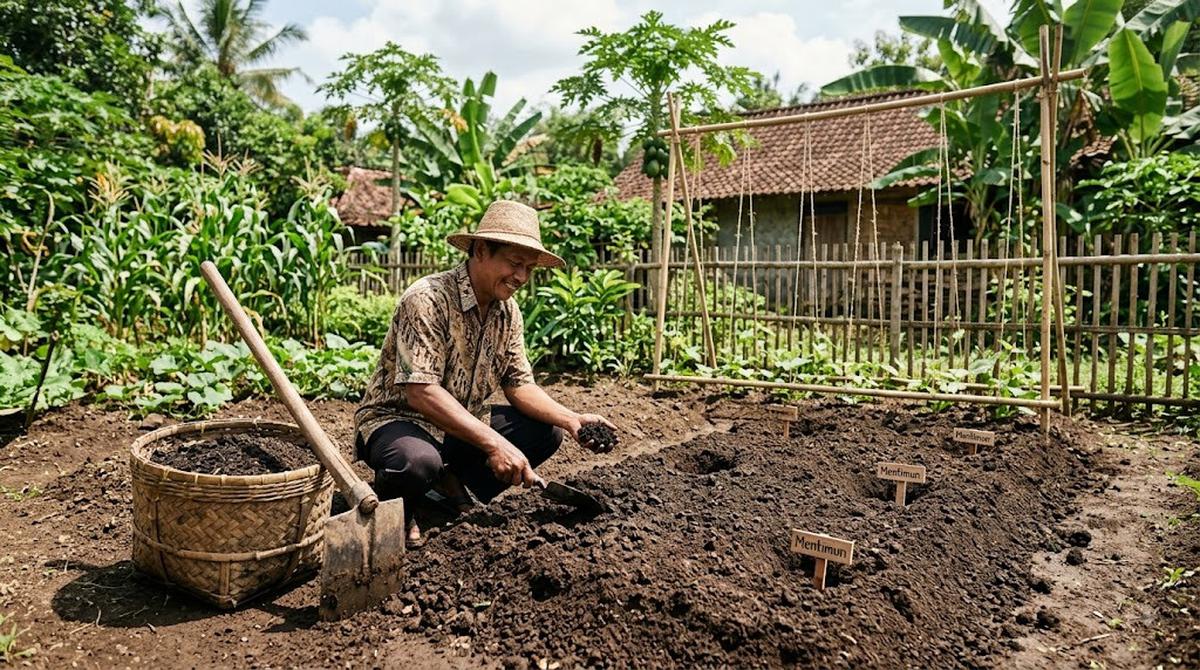 Cara Membuat Tanaman Mentimun Berbuah Lebat