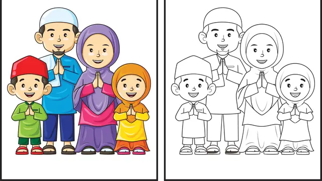 Gambar Keluarga Muslim