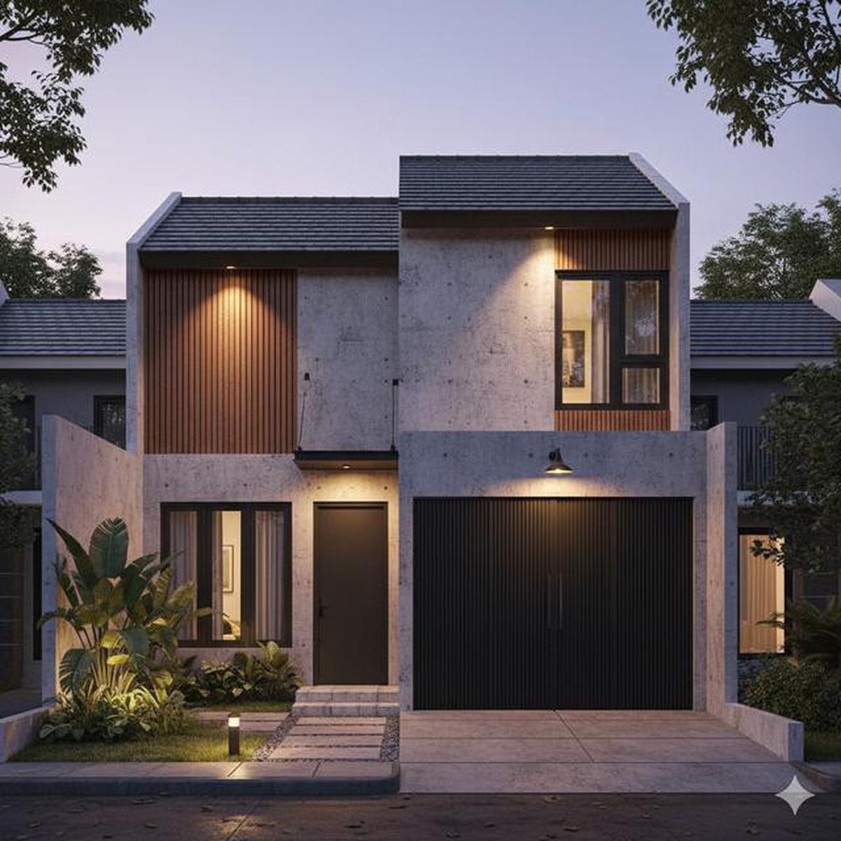 7 Gambar Rumah Minimalis Modern Kekinian dengan Garasi Mobil, Inspirasi Hunian Fungsional dan Elegan