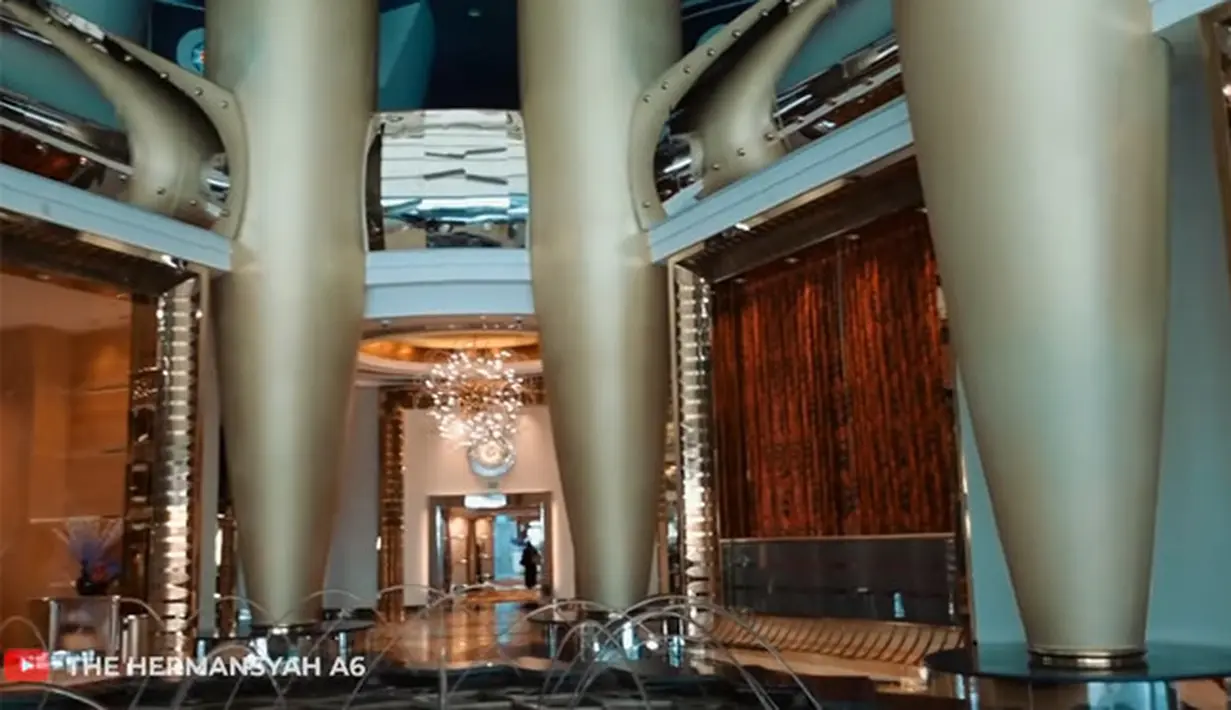 Ashanty dan Anang Hermansyah menginap di hotel bintang 7 (Youtube/The Hermansyah A6)