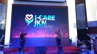 Launching Uji Coba i-Care JKN di Kantor Pusat BPJS Kesehatan, Jakarta, Kamis (22/06).