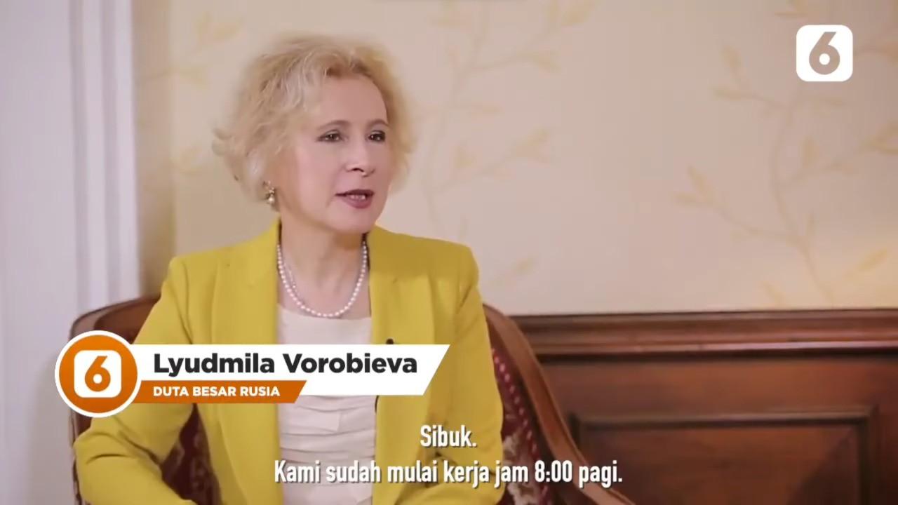 Dubes Rusia Lyudmila Vorobieva.