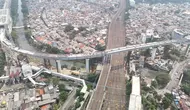 Di Atas Jalur KRL, Segini Tinggi Jalur LRT Manggarai