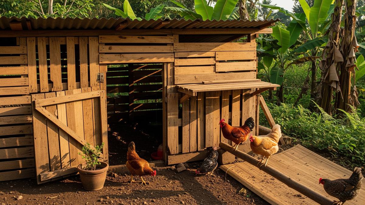 5 Model Kandang Ayam Hemat Biaya Tanpa Semen dan Bayar Tukang untuk Peternak Rumahan