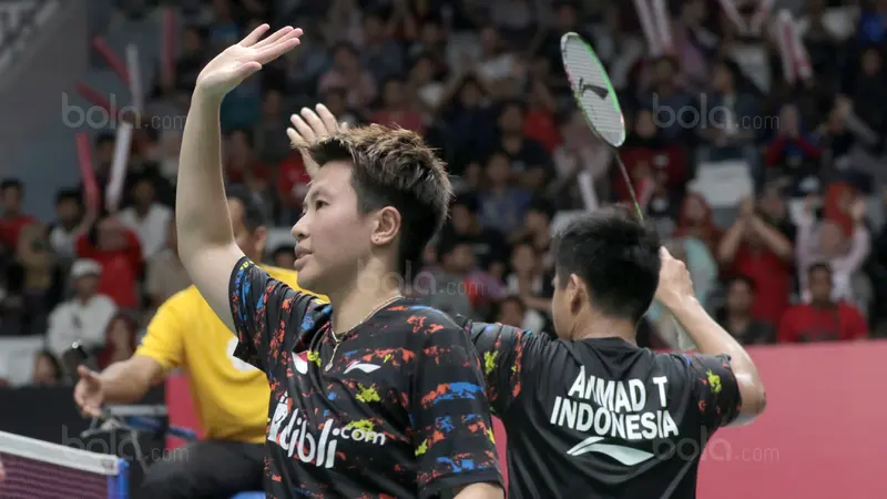 Tontowi Ahmad, Liliyana Natsir, Daihatsu Indonesia Masters 2018, Bola.com