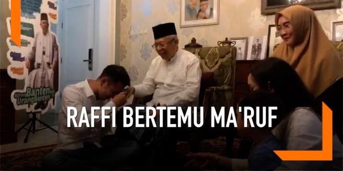 VIDEO: Raffi Ahmad dan Keluarga Kunjungi Ma'ruf Amin