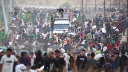 Lebih dari dua juta warga Palestina di Gaza menghadapi krisis kebutuhan dasar seperti makanan dan obat-obatan. (Eyad BABA/AFP)