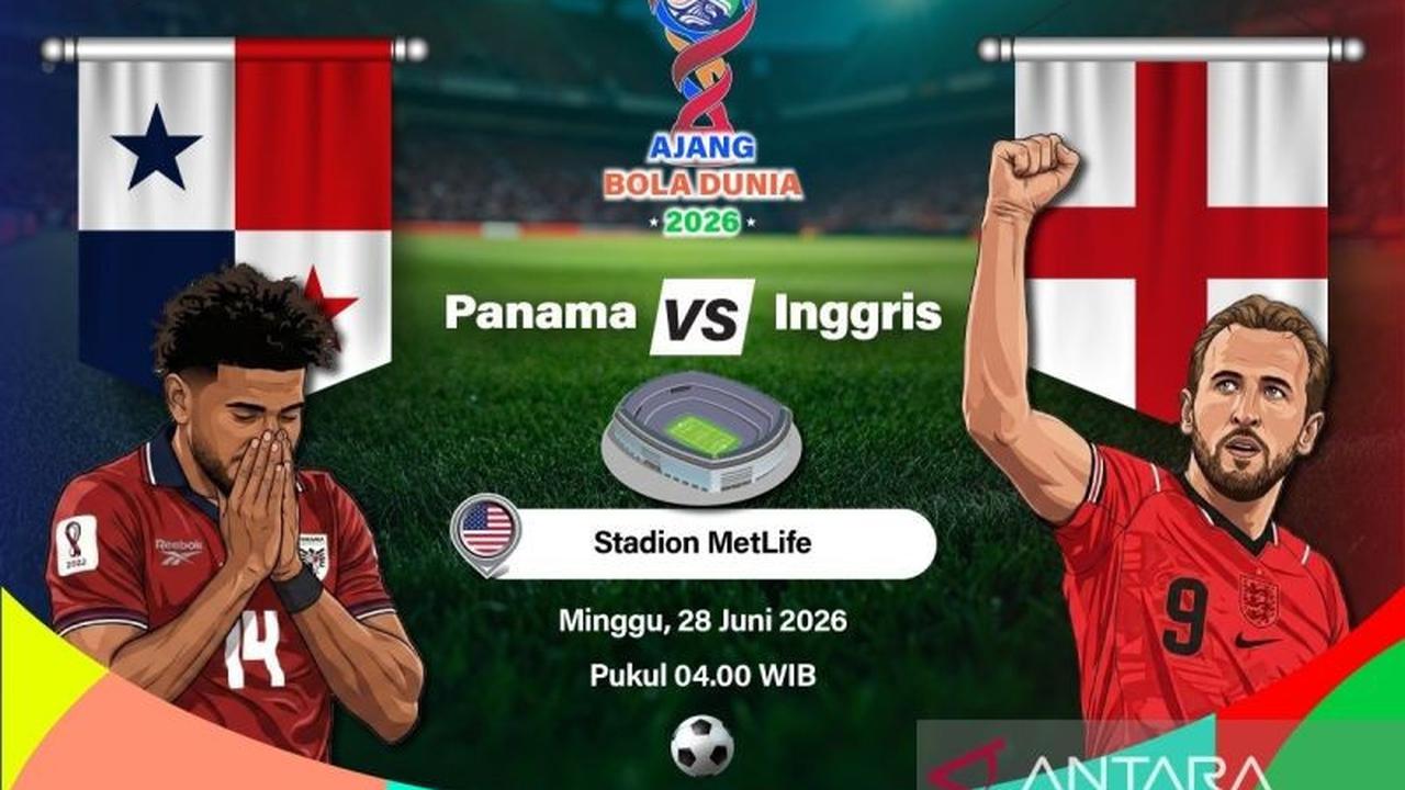 Inggris vs Panama Piala Dunia 2026: The Three Lions Bidik Juara Grup L