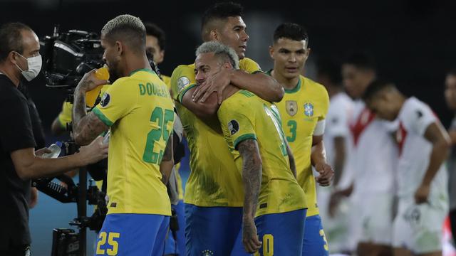 Foto Copa America: Duet Neymar-Paqueta Antar Brasil ke Partai Final Copa America 2021