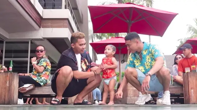 5 momen keseruan Marissya Icha liburan di bali bersama Gala sky
