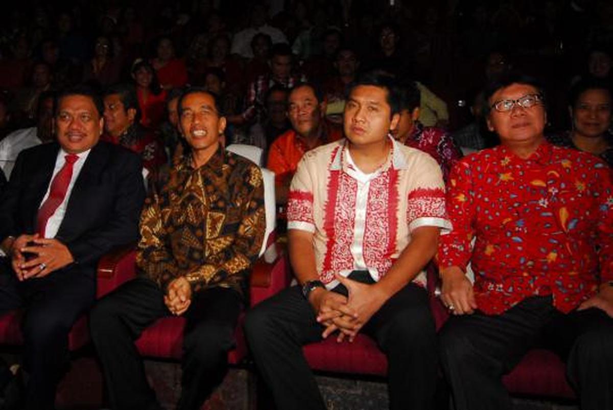 Jokowi hadiri perayaan malam Natal PDIP