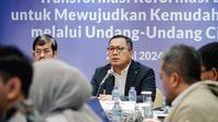 Sekretaris Satgas UU Cipta Kerja, Arif Budimanta saat menghadiri Rakor bersama Dinas Penanaman Modal dan Pelayanan Terpadu Satu Pintu Jabodetabek dan Jawa Barat. (Istimewa)