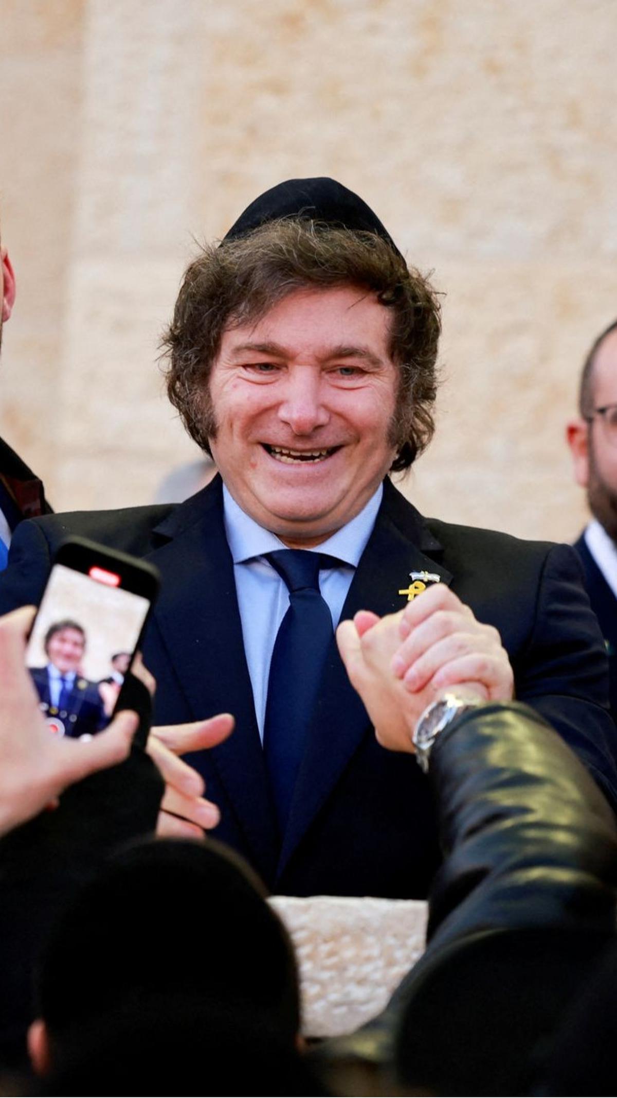 Pernyataan Milei ini telah menjadi viral di media sosial dan dilaporkan oleh sejumlah media Israel dan global.&nbsp;Foto: REUTERS / Ammar Awad<br>