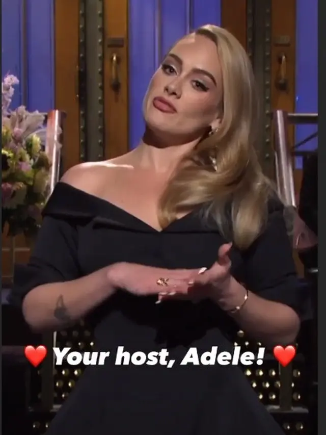 Unggahan SNL mengenai monolog Adele. (NBC- Instagram/ nbcsnl)