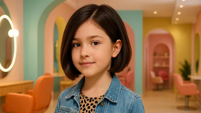 Model Rambut Sebahu Anak Perempuan yang Bagus